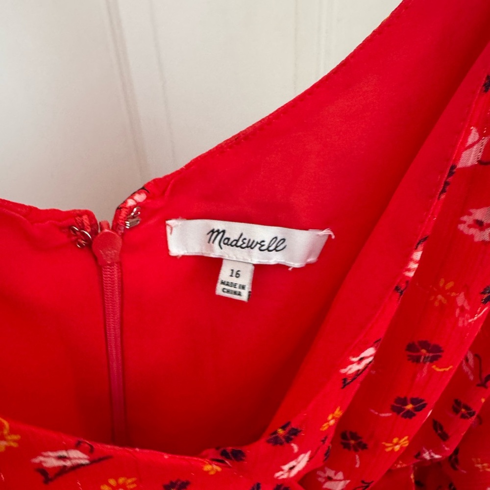 Madewell Floral Midi Dress - Picture 3 of 5